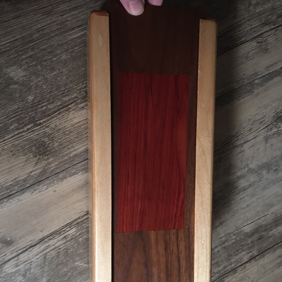 ‘Sliding Compartment’ Wooden Box - Mixed Woods - Picture 3 of 8